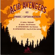 Back View : dynArec / Captain Mustache - ACID AVENGERS 022 - Acid Avengers / AAR022