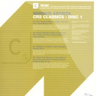 Back View : Various - CR2 CLASSICS PART 1 - CR2 Records / 12C2001