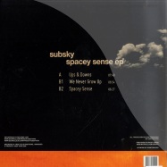 Back View : Subsky - SPACEY SENSE EP - Progcity Deep Trax / PCDT010