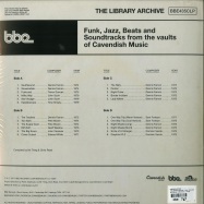 Back View : Various Artists - THE LIBRARY ARCHIVE - FUNK, JAZZ, BEATS (2X12 LP) - BBE Records / BBE435CLP