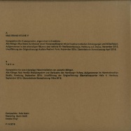Back View : Felix Kubin - MAX BRAND - Ameise Vinyl / viskubin