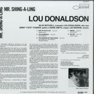 Back View : Lou Donaldson - MR. SHING-A-LING (180G LP) - Blue Note / BST 84271 / 7738851