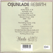 Back View : Osunlade - REBIRTH (2LP) - Yoruba / YS21