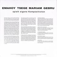 Back View : Emahoy Tsege Mariam Gebru - SPIELT EIGENE KOMPOSITIONEN (LP) - Mississippi Records / 00152458