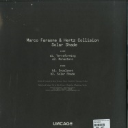 Back View : Marco Faraone & Hertz Collision - SOLAR SHADE EP - Uncage / Uncage007
