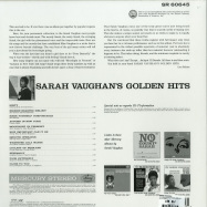 Back View : Sarah Vaughan - GOLDEN HITS (LTD GOLDEN LP) - Verve / 7788713