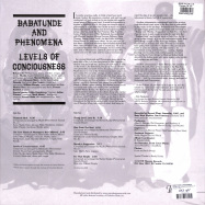 Back View : Babatunde & Phenomena - LEVELS OF CONSCIOUSNESS (180G LP) - Theresa / TR107
