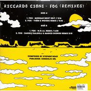 Back View : Riccardo Cioni - FOG (REMIXES) EP - Mondo Groove / MGMS12