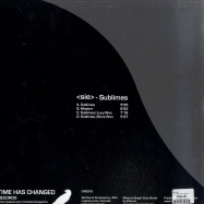Back View : Sie - SUBLIMES - Time Has Changed / thcv002