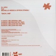Back View : DJ Jorj feat Michelle Weeks & Byron Stingily - BACK 2 ME - Stalwart / stal015