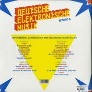 Back View : Various Artists - DEUTSCHE ELEKTRONISCHE MUSIK 1972-83 (A) NEW EDITION (2LP + MP3) - Soul Jazz / SJRLP409-A / 05156981