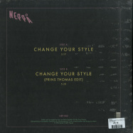 Back View : Renee - CHANGE YOUR STYLE (PRINS THOMAS EDIT) (VINYL ONLY) - Neppa / NEP002