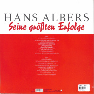 Back View : Hans Albers - SEINE GRTEN ERFOLGE (LP) - Zyx Music / ZYX 21203-1