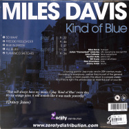 Back View : Miles Davis - KIND OF BLUE (COLOURED LP) - Pipe Dublin / PD002