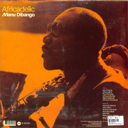 Back View : Manu Dibango - AFRICADELIC (ORANGE + YELLOW SPLATTER 180G LP) - Diggers Factory / Soul Makossa / SMV5
