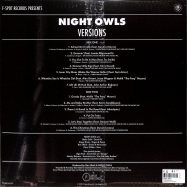 Back View : Night Owls - VERSIONS (LP) - F-Spot Records / FSPT2003