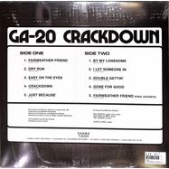 Back View : GA-20 - CRACKDOWN (LTD BLACK LP) - Karma Chief Records / KCR12007LP / 00153566