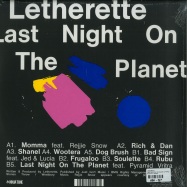 Back View : Letherette - LAST NIGHT ON THE PLANET (YELLOW 180G LP + MP3) - Ninja Tune / ZEN238