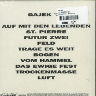Back View : Gajek - 17 (DIGIPAK CD) - Monkeytown / MTR077CD