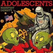 Back View : Adolescents - MANIFEST DENSITY (GOLD VINYL) (LP) - Concrete Jungle Records / 1027283CJR