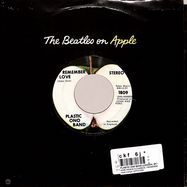 Back View : Plastic One Band (Lennon, Mc Cartney) - GIVE PEACE A CHANCE / REMEMBER LOVE (7 INCH) - Apple Orange / APPLE1809
