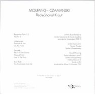 Back View : Moufang & Czamanski - RECREATIONAL KRAUT (2LP) - Source Records / SR23LP01