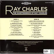 Back View : Ray Charles - QUINTESSENCE OF (LP) - Culture Factory / 83633