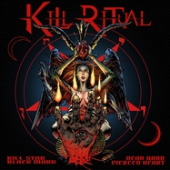 Back View : Kill Ritual - KILL STAR BLACK MARK DEAD HAND PIERCED HEART (LP) ((LTD. RED VINYL)) - Massacre / MASLR 1275