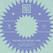Back View : Conjunto Media Luna - NOCHES DE MEDIA LUNA (TURBO SONIDERO REMIX)(7 INCH, BLUE CLEAR VINYL) - Little Beat More / LBM026C