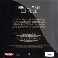 Back View : Miguel Migs - LET ME BE - Salted Music / SLT013