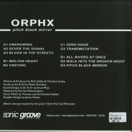 Back View : Orphx - PITCH BLACK MIRROR (2X12 LP) - Sonic Groove / SGLP-02
