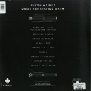 Back View : Justin Wright - MUSIC FOR STAYING WARM (LP) - First Terrace Records / FTR5LP