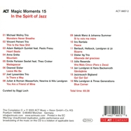 Back View : Various - MAGIC MOMENTS 15-IN THE SPIRIT OF JAZZ (DIGIPAK) (CD) - Act / 1099572AC1