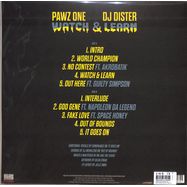 Back View : Pawz One & DJ Dister - WATCH & LEARN (LP) - Below System Records / BS074LP