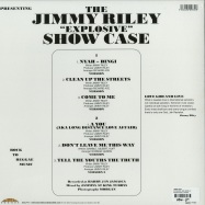 Back View : Jimmy Riley - SHOWCASE (180G LP) - Burning Sounds / bsrlp991