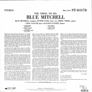 Back View : Blue Mitchell - THE THING TO DO (LP) - Blue Note / 4768807