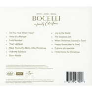 Back View :  Andrea Bocelli / Matteo Bocelli / Virginia Bocelli - A FAMILY CHRISTMAS (CD) - Decca / 4827956