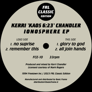 Back View : Kerri Chandler - IONOSPHERE EP - FRL Classic Edition / FCE-10