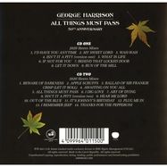 Back View : George Harrison - ALL THINGS MUST PAST (50TH ANNIVERSARY) (2CD) - BMG Rights Mgmt GmbH / 6401150