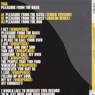 Back View : Tiga - PLEASURE FROM THE BASS - Pias / 4511028130