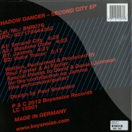 Back View : Shadow Dancer - SECOND CITY - Boys Noize / BNR076