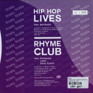 Back View : Hosie - HIP HOP LIVES / RHYME CLUB (COLOURED 7 INCH) - AE Productionis / ae012