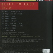 Back View : Specter - BUILT TO LAST (3X12 INCH VINYL) - Sound Signature / SS073/74/75