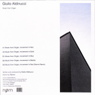 Back View : Giulio Aldinucci - MUSIC FROM ORGAN EP - npm / NPMEP1