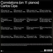 Back View : Carlos Cipa - CORRELATIONS (ON 11 PIANOS) (LP) - Plg Classics / 9029526755
