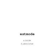 Back View : Estmode - HAND CRAFT SERIES 07 - Vidre / VHC007