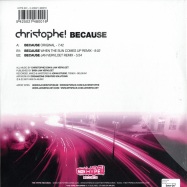 Back View : Christophe - BECAUSE - The Hype Records Hype001