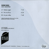 Back View : Shine Box - DEWDROPPER EP (VINYL ONLY) - Noiretson Recordings / NetS001