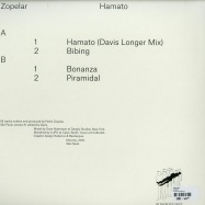 Back View : Zopelar - HAMATO - In Their Feelings / ITF001