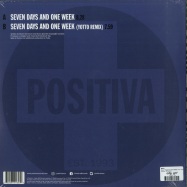 Back View : B.B.E. - SEVEN DAYS AND ONE WEEK (YOTTO REMIX) - Positiva / 12PTV25-6